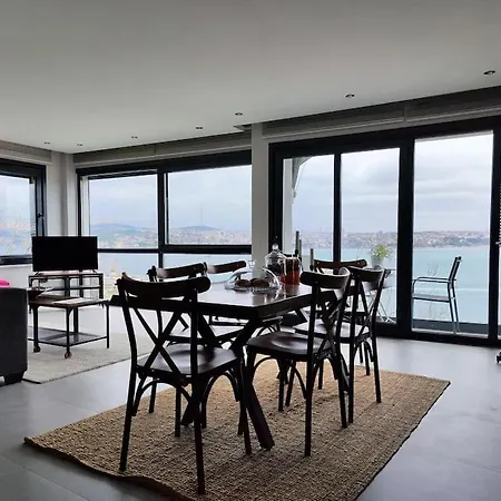 Panoramik Bogaz Manzarali Daire Апартаменты Стамбул